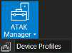 Device Profiles option under the ATAK Manager icon