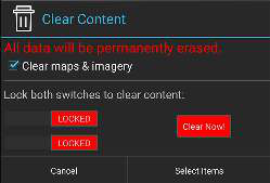 Clear Content — figure 3 (manual p. 91)