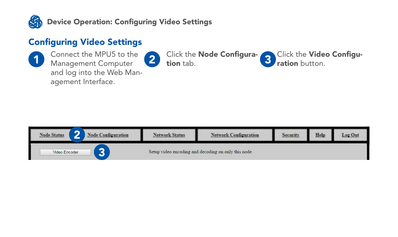 Opening Video Configuration
