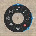 Radial for another user's DP Marker, including Lock View, Bloodhound and Breadcrumbs