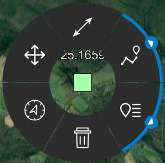 Radial menu for a Neutral object marker