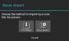 Route Planning and Navigation — figure 6 (manual p. 23)